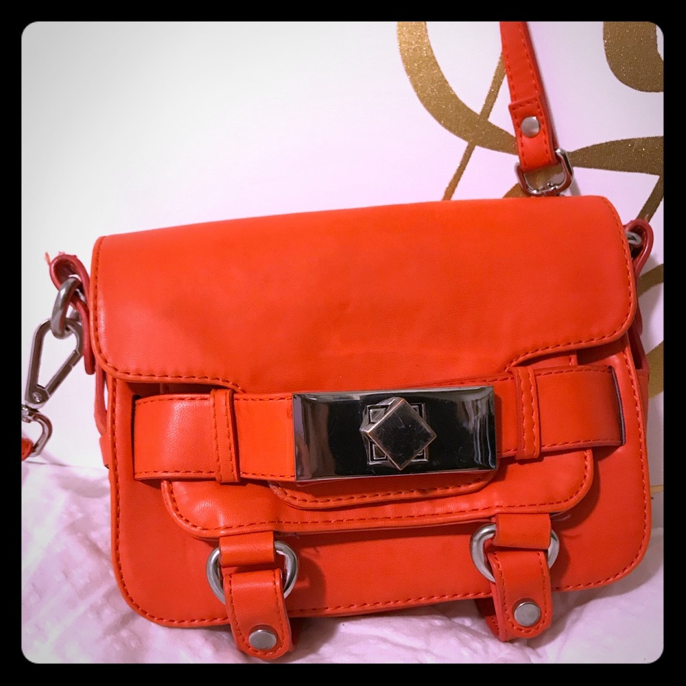 Orange Zara Crossbody Handbag